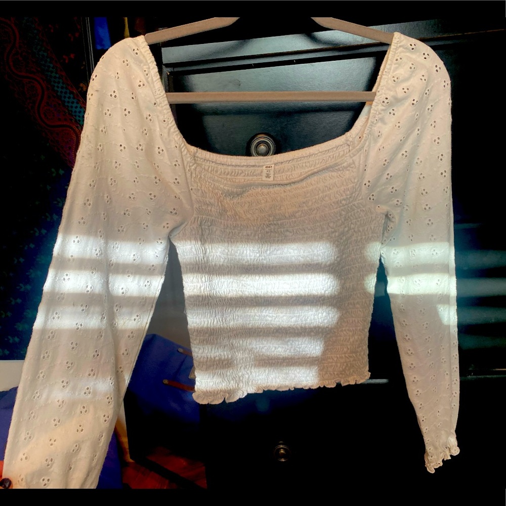 Long sleeve scruchie shirt